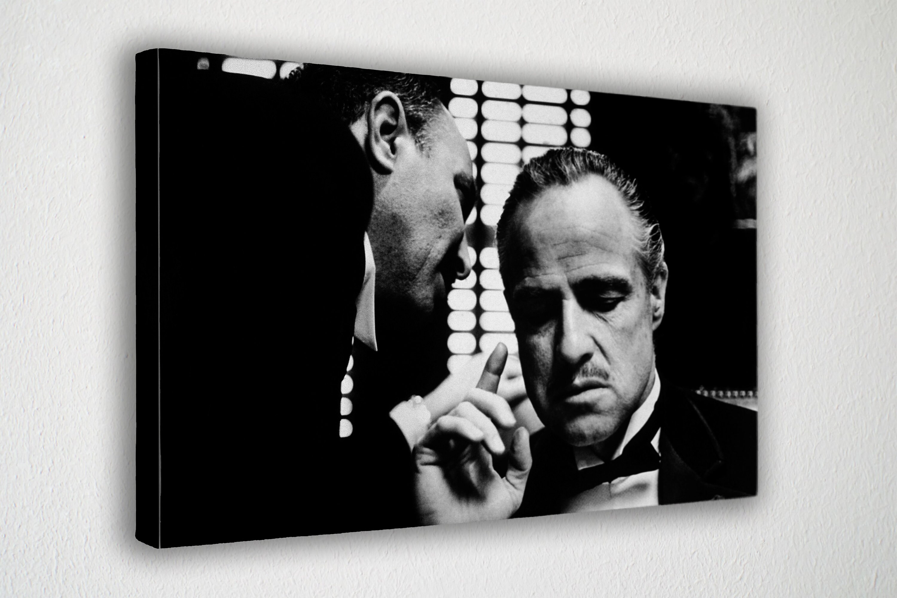 The Godfather Canvas Poster Wall Art Premium Canvas High Etsy