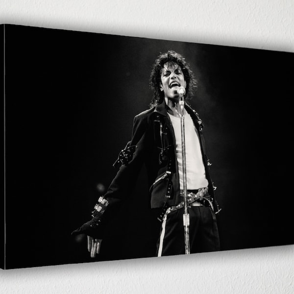 Michael Jackson Canvas Poster Wall Art Premium | Canvas High Quality Wall Art Decor/Home Decoration POSTER or CANVAS Ready To Hang Gifts