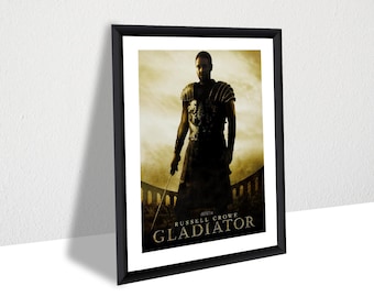 Póster de Gladiador – Lienzo decorativo para pared con la película histórica de Russell Crowe