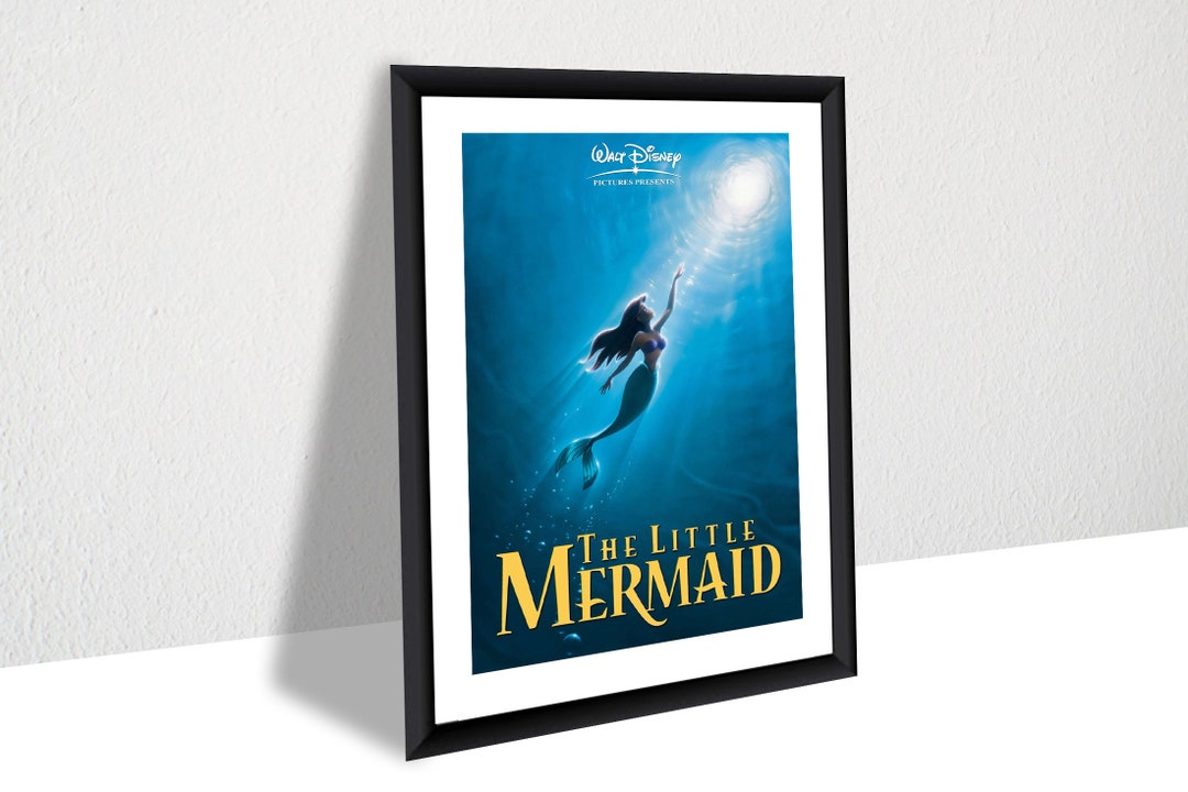 The Little Mermaid Poster Canvas Poster, Wall Art, Wall Decor, Canvas ...