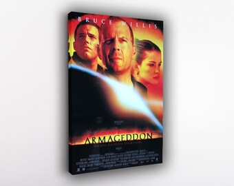 Armageddon Poster – Bruce Willis Sci-Fi Movie Wall Art