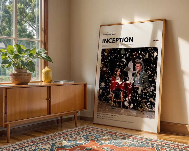 Inception Window Inception Movie Poster, Leonardo Dicaprio Sci-fi Film Art, Christopher ...