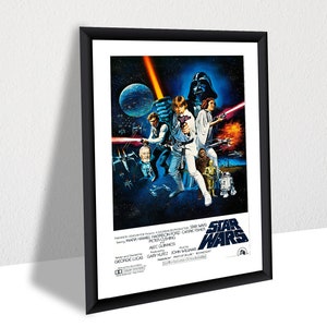 XIHOO Star Wars IV: A New Hope Classic Poster and Prints Unframed Wall Art  Gifts Decor 11x17