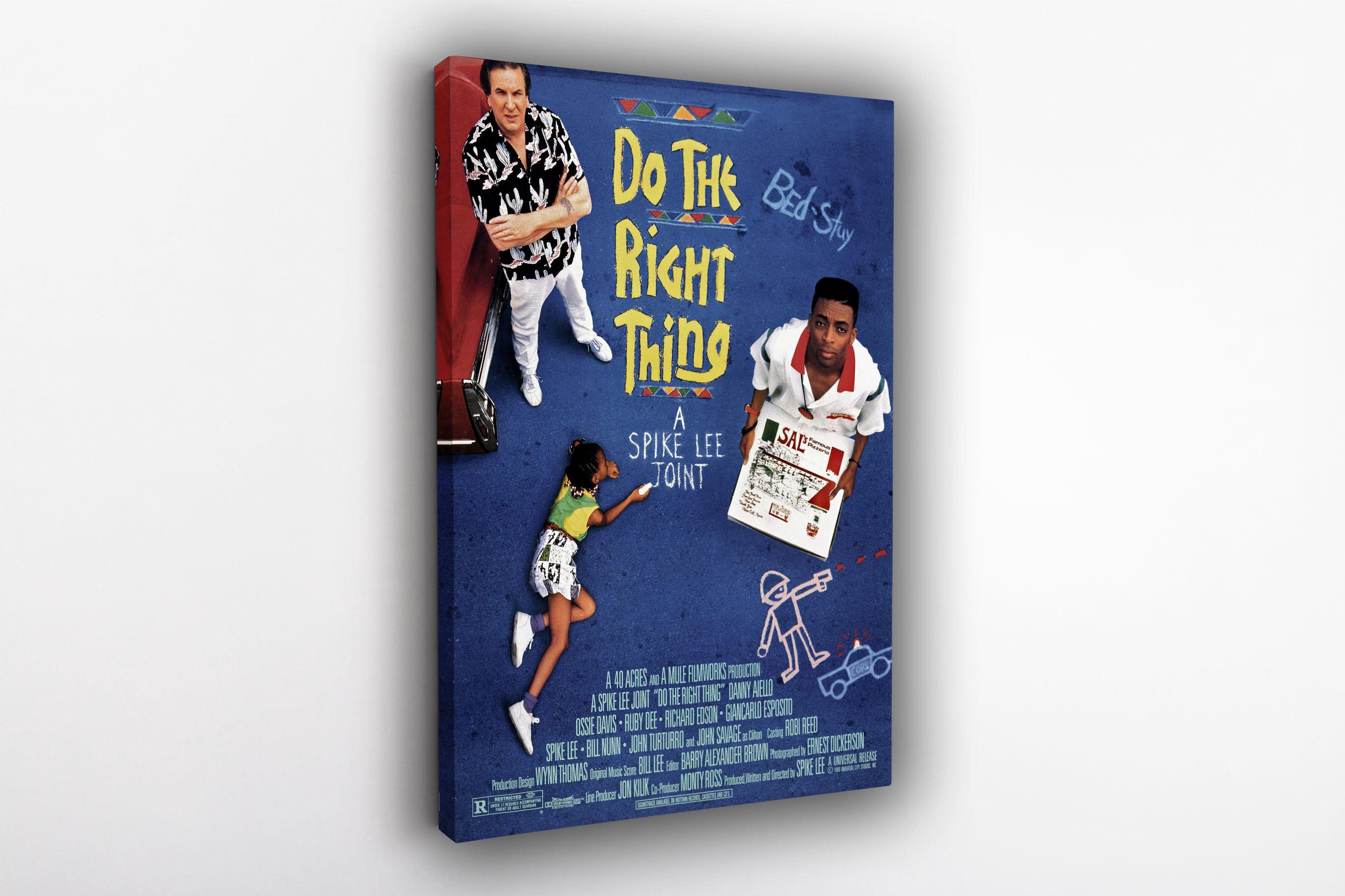 Do the Right Thing Poster, Urban Brooklyn Drama Print | Framed or