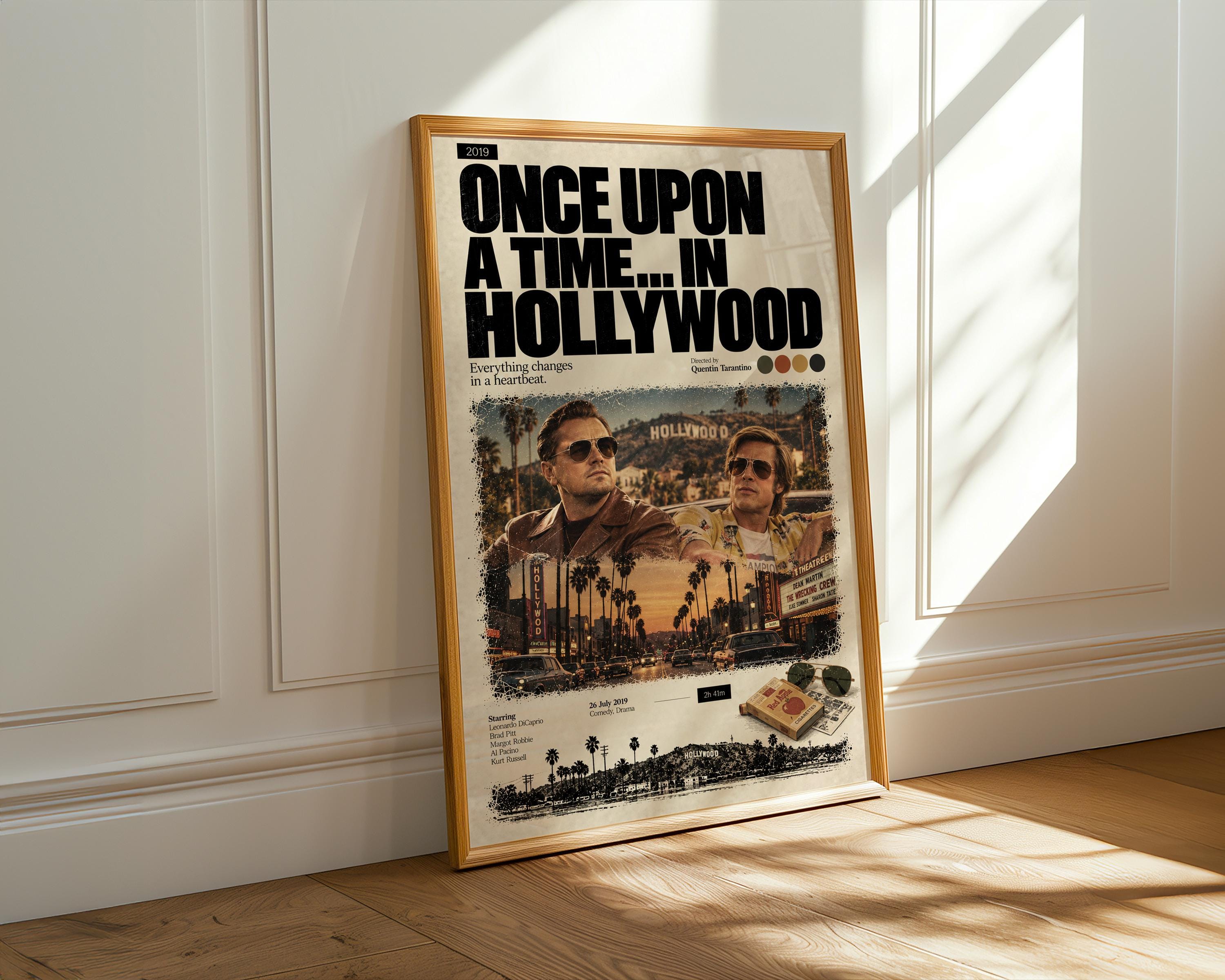 Once upon a time in hollywood movie poster - Etsy 日本