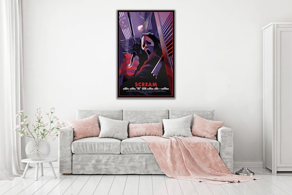 Scream 6 Movie Poster Quality Glossy Print Film Home Wall Art Deco 27X40  Sizes