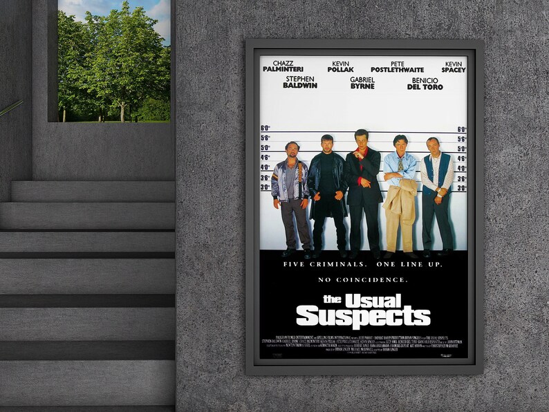 The Usual Suspects Poster – Classic Crime Drama Movie Wall Art - Etsy