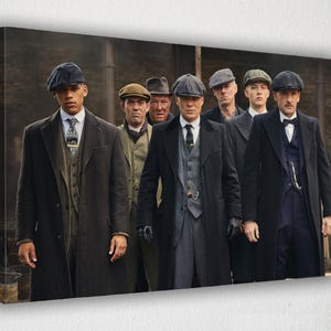 Thomas Shelby-poster – Canvas muurkunst Peaky Blinders tv-show
