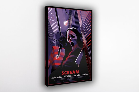 Scream 6 Movie Poster Quality Glossy Print Film Home Wall Art Deco 27X40 Sizes