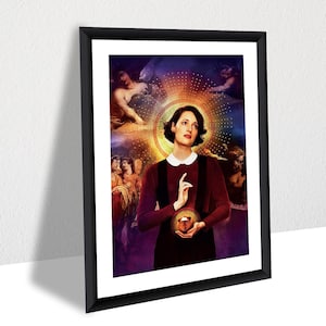 Fleabag Poster, Phoebe Waller-Bridge Wall Art, Feminist TV Series Print, Framed Comedy Poster, Dark Humor Decor