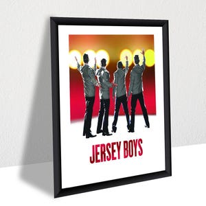 Jersey Boys Poster – Broadway Musical Theatre Wall Art