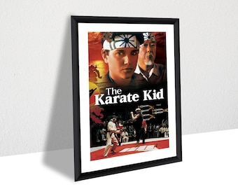 The Karate Kid Poster – 80s Martial Arts Film Leinwand Wandkunst