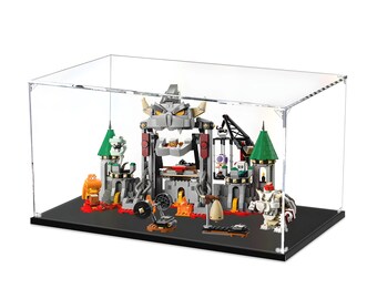 Acrylic Display Case for LEGO® Dry Bowser Castle Battle Expansion Set 71423