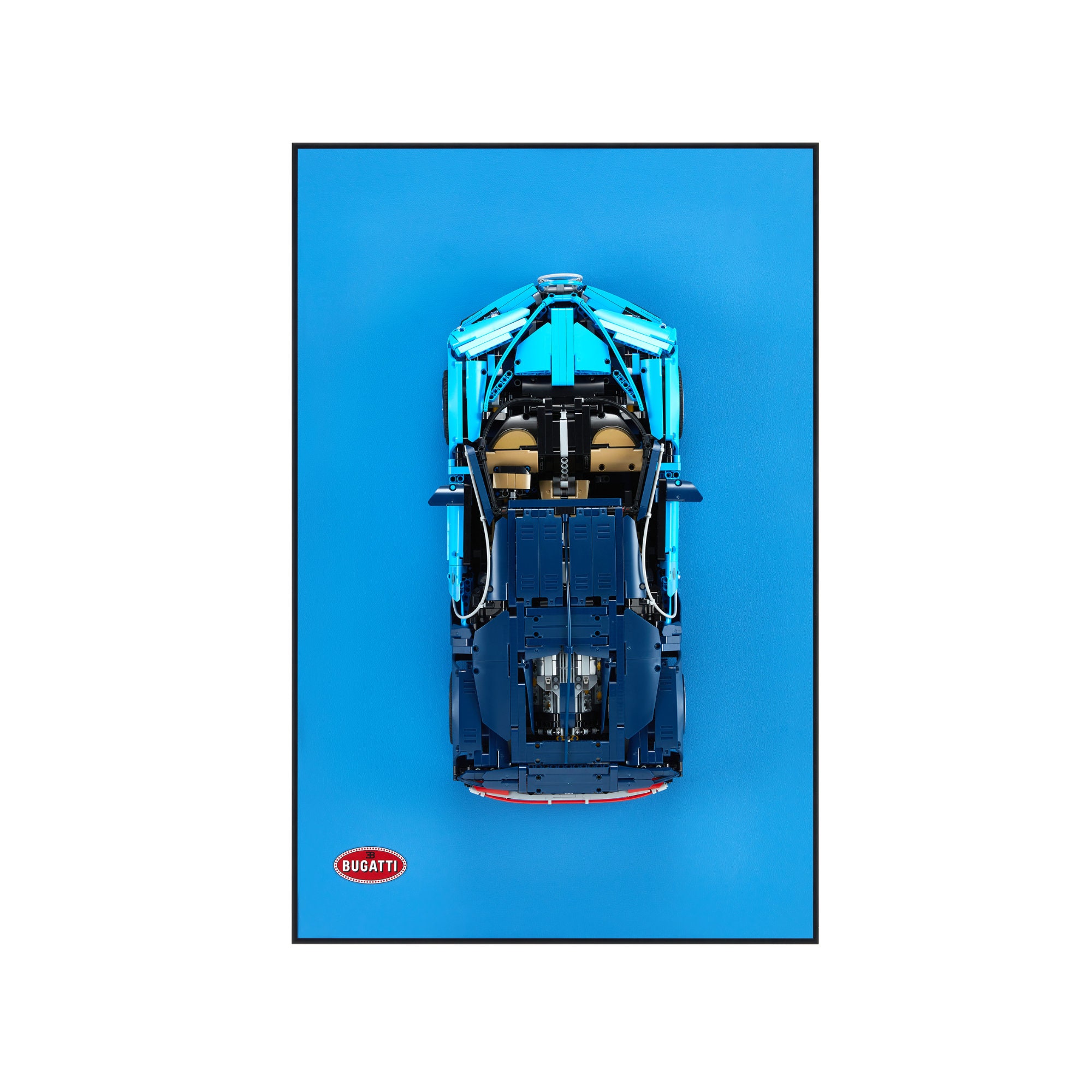 Classic Leather Wall Mount Display for LEGO Technic Bugatti Blue LEGO Car Frame Lego Frame Lego Bugatti 42083 Etsy