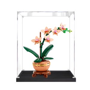 Acrylic LEGO Display Case for LEGO® Mini Orchid 10343