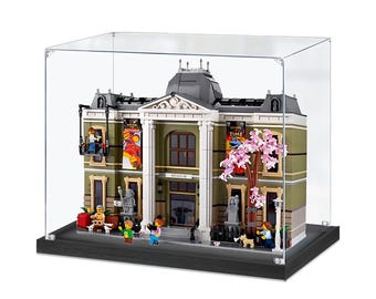 Acrylic Display Case For Natural History Museum 10326 Brick Model | Dust Proof | Stackable | Protection