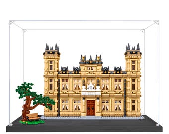 Acrylic Display Case For Downton Abbey 21373 Brick Model | Crystal Clear | Dust Shield | Stackable