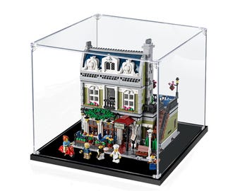 Acrylic Display Case for Parisian Restaurant 10243 Brick Model