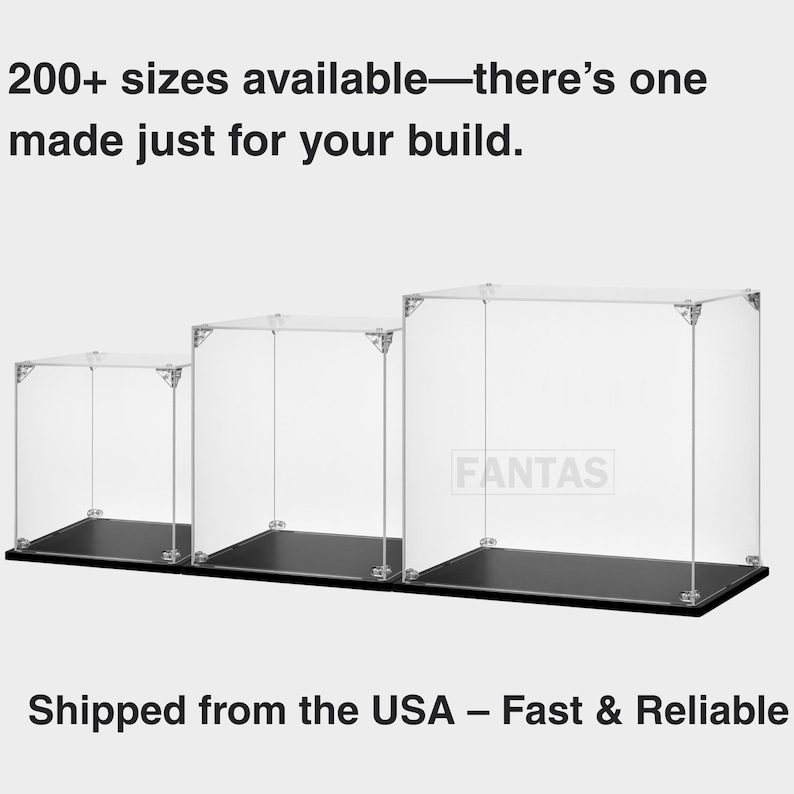 Acrylic Display Case For The Black Pearl 4184 Brick Model, Crystal, Dust Protection | 24X12X22 In image 7