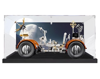 Acrylic Display Case for Nasa Apollo Lunar Roving Vehicle - LRV 42182 Brick Model