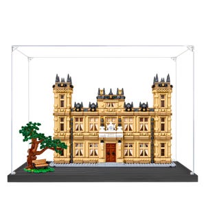 Vitrina acrílica para el modelo de ladrillos Downton Abbey 21373 / Transparente / Protector contra el polvo / Apilable