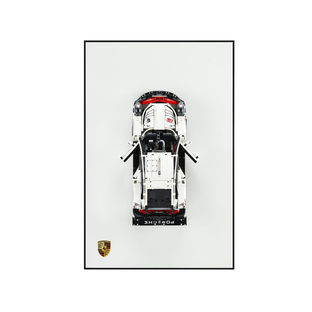 Classic Leather Wall Mount Display for LEGO Technic Porsche White LEGO Car Frame Lego Frame Lego Porsche 911 RSR 42096 Etsy Canada