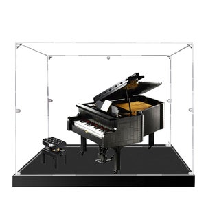 Acrylic Display Case for LEGO® Grand Piano 21323 Without Background