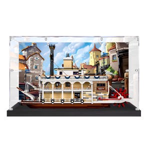 Acrylic LEGO Display Case for LEGO® River Steamboat 21356