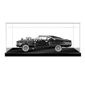 Acrylic Display Case for Dom's Dodge Charger 42111 Ford 42154 BATMOBILE 42127 Brick Model