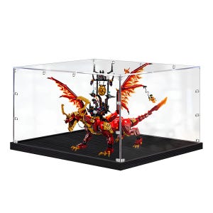 Acrylic LEGO Display Case for LEGO® Source Dragon of Motion 71822