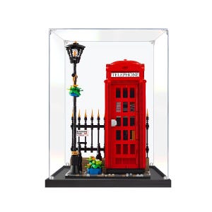 Acrylic Display Case for LEGO® Red London Telephone Box 21347