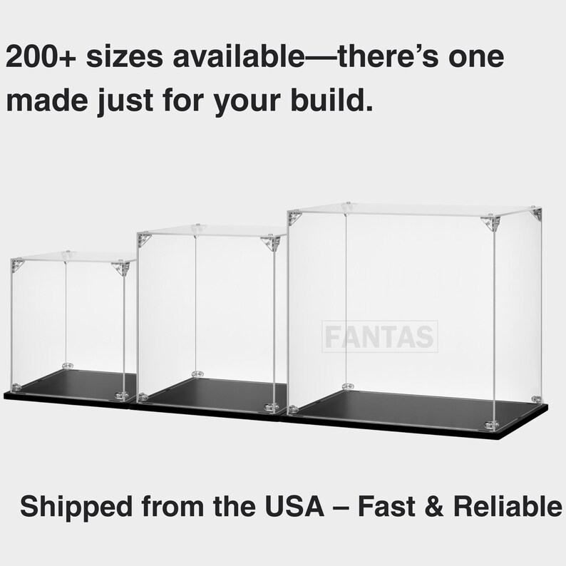 Vitrina acrílica para el Camp Nou – Modelo de ladrillos del FC Barcelona 10284 / 3 mm de cristal transparente / Base de madera / 20 x 22 x 10 pulgadas imagen 9