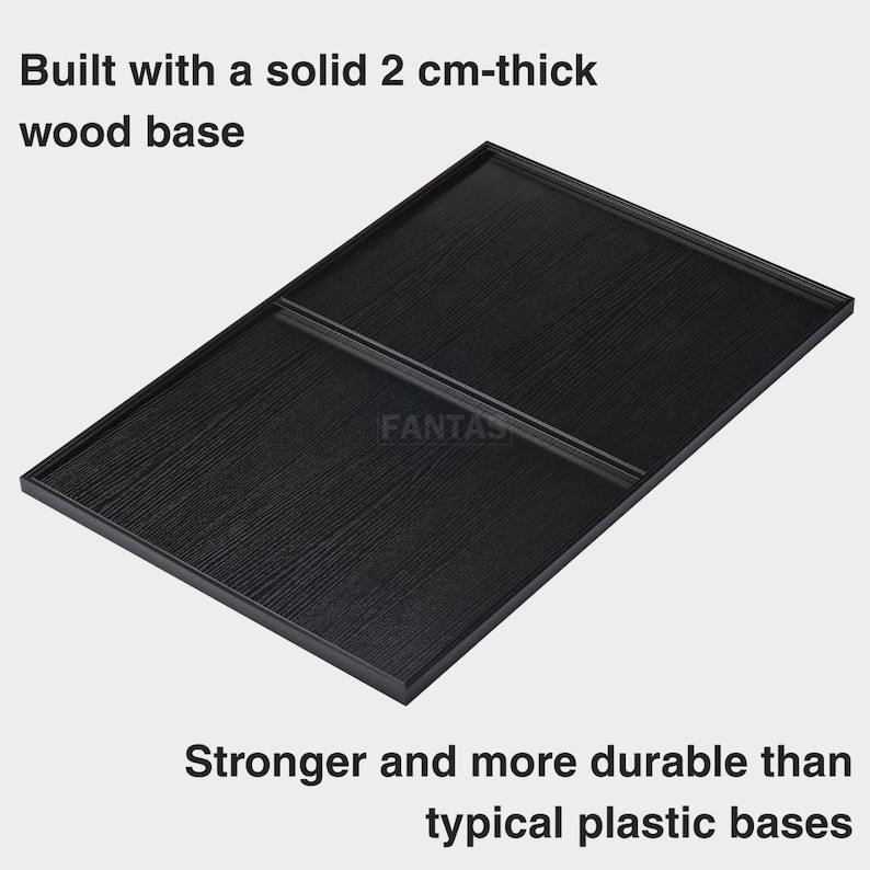 Acrylic Display Case For Roller Coaster 10261 Brick Model, Crystal Clear | Brushed Wood Base | Dust Protection image 14
