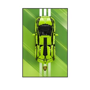 LEGO® Wall Mount Display for  Technic™  Lambo| LEGO® Car Frame | Lego® Frame | Lamborghini Sian 42115  FantasMall TopSpeed (Frame ONLY)