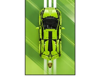 Wall Mount for Lamborghini Sian (42115) LEGO® Technic™ 1:8