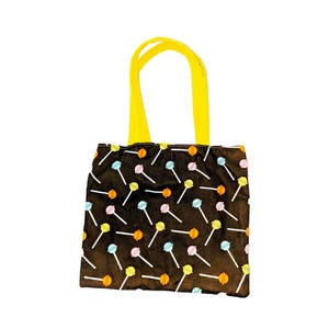 Small Trick or Treat Candy Bag Toddler Size Lollipop Design