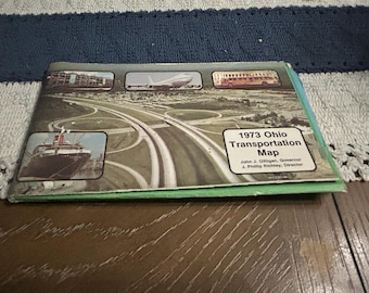 1973 Ohio Highway Map