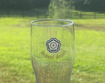 Samual Addams Beer Glass one pint