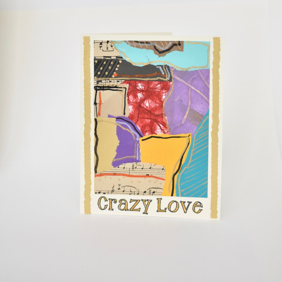 Handmade Collage Greeting Card Etsy