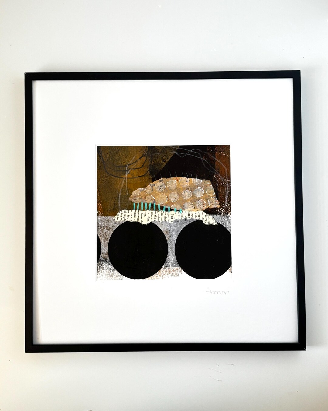Mixed Media Collage, Abstract Art, Home Decor, 12 X 12, Modern Art - Etsy