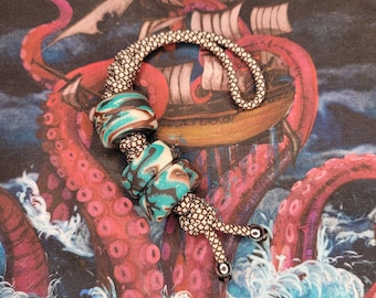 Paracord Messerband|GITD Glowbead Lanyard|Rucksack Lanyard|Keybog Lanyard|Mokume Bead||Schlüsselanhänger Lanyard|Messerzubehör|EDC Zahnräder|