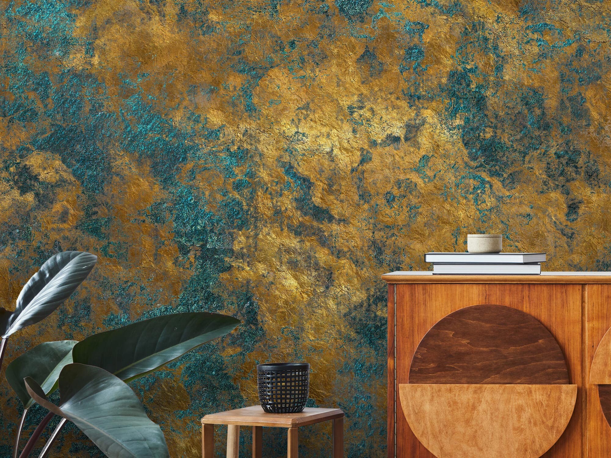 Rusty Copper Distressed Metal Gold Iron Wallpaper, Abstract Rusty Copper Distressed Metal Gold Iron Wallpaper, Abstract