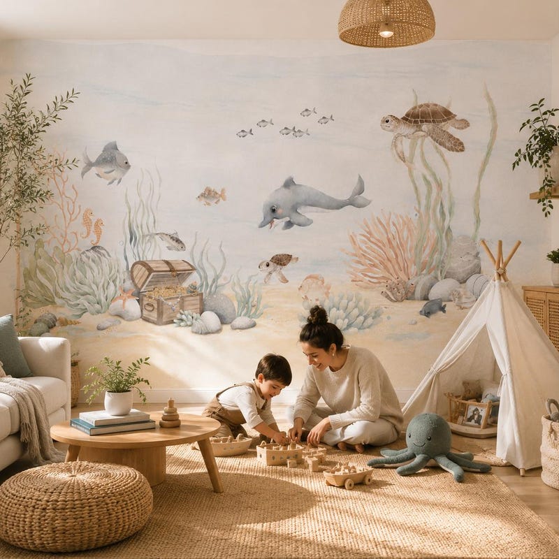 Turtle Wallpaper Nursery Etsy UK turtle-wallpaper-nursery-etsy-uk