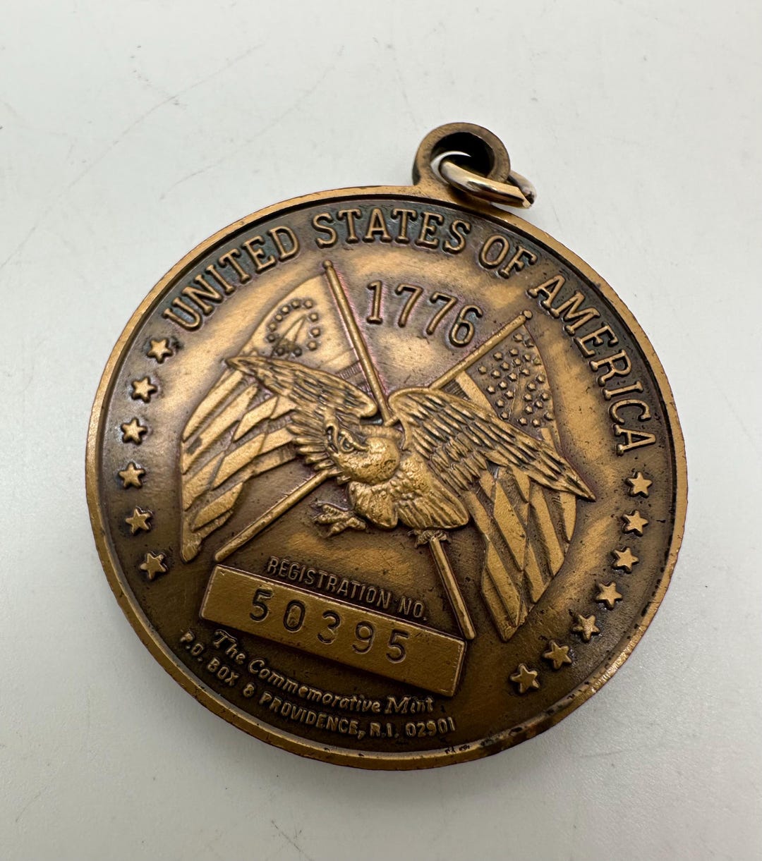 Vintage 1960s Bronze Bicentennial Coin Medal - Etsy