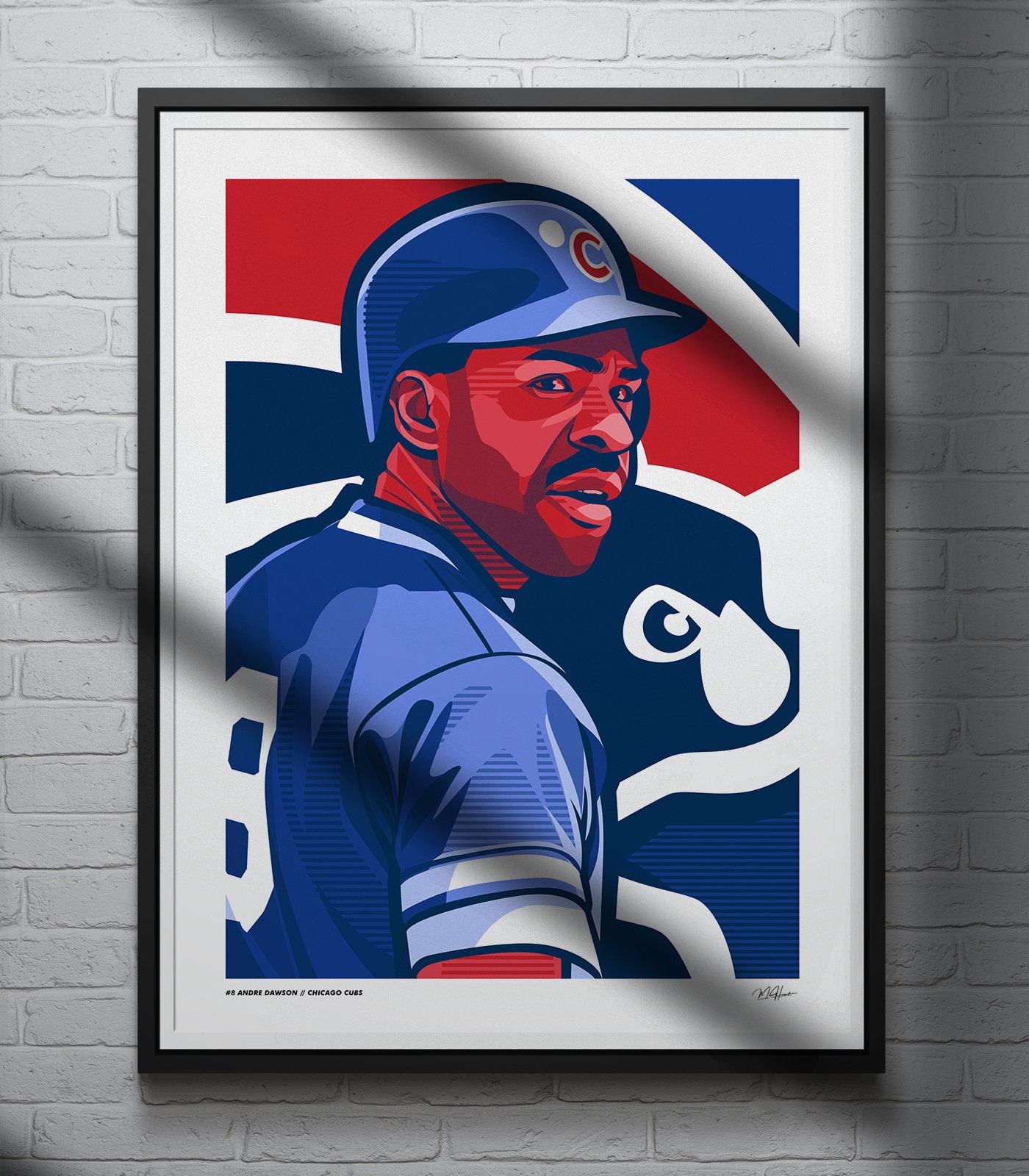 Montreal Expos Andre Dawson Autographed Pro Style Blue Jersey JSA