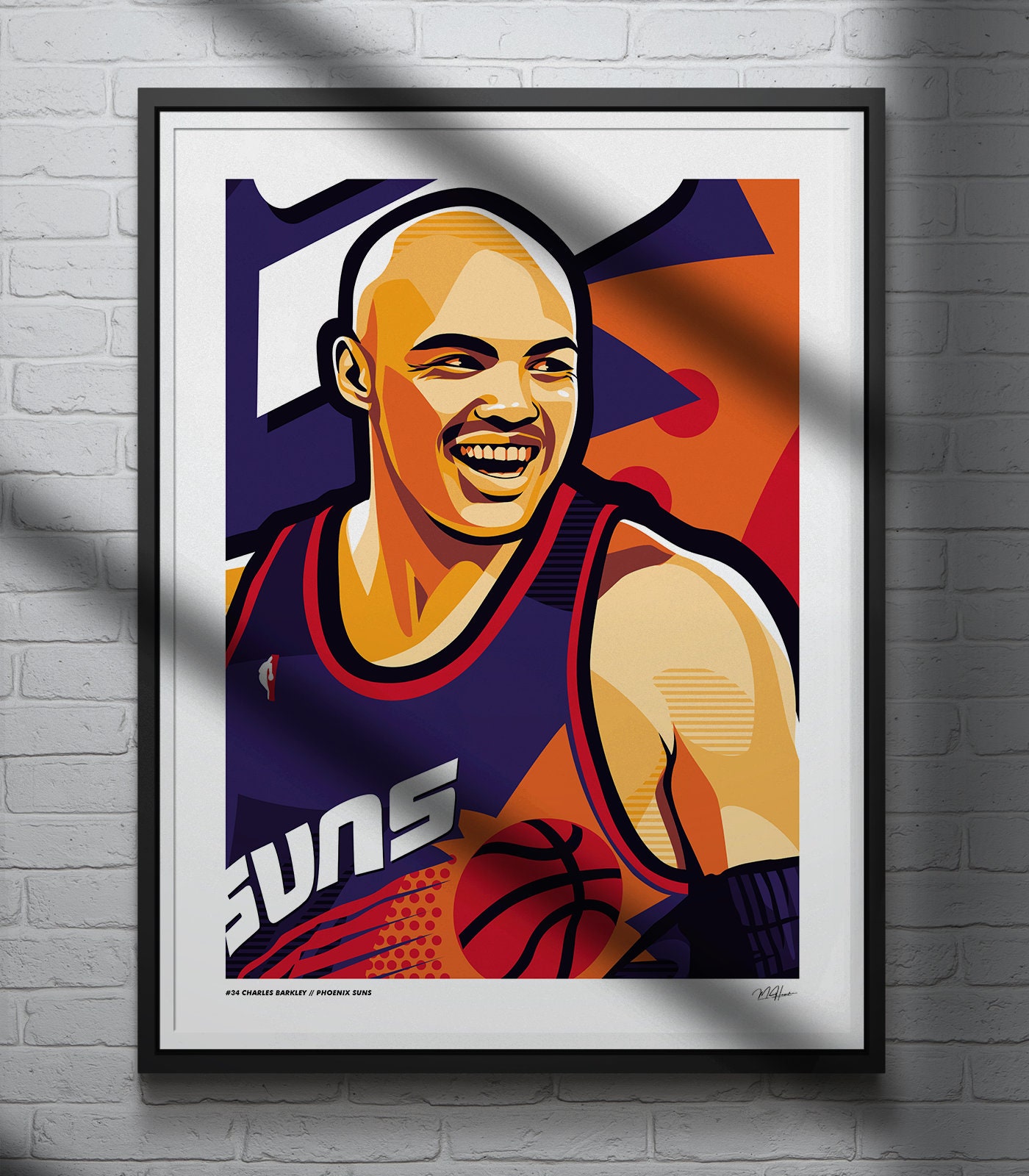 Charles Barkley Suns signed 8X10 photo picture poster autograph RP