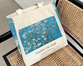 Kuiaobaty Wiederverwendbare Faltbare Einkaufstasche – Van Gogh Sternennacht Design, 35x66.5 Cm, Polyester