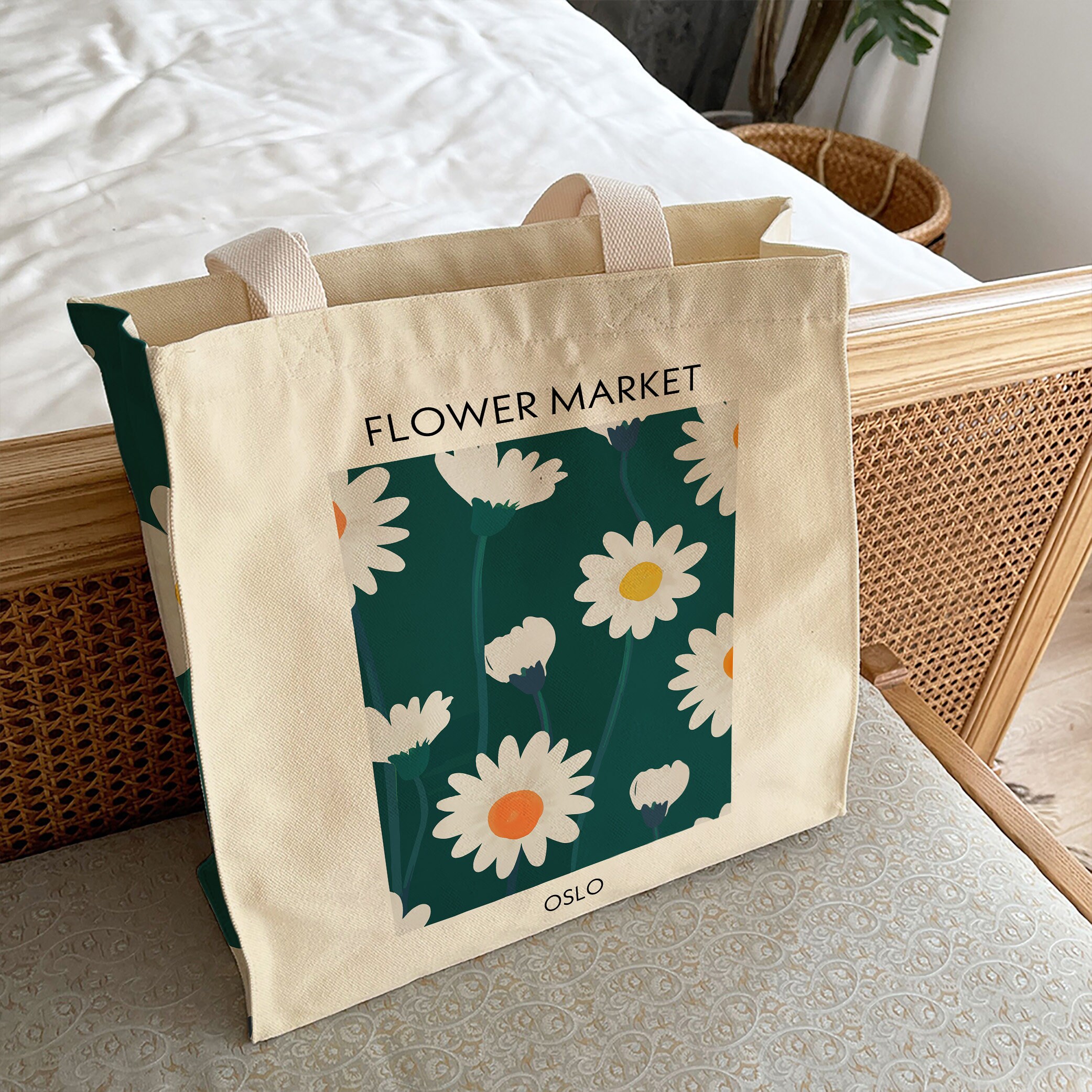 everyone nylon logo tote bag ABCD FLEURS バッグ - バッグ