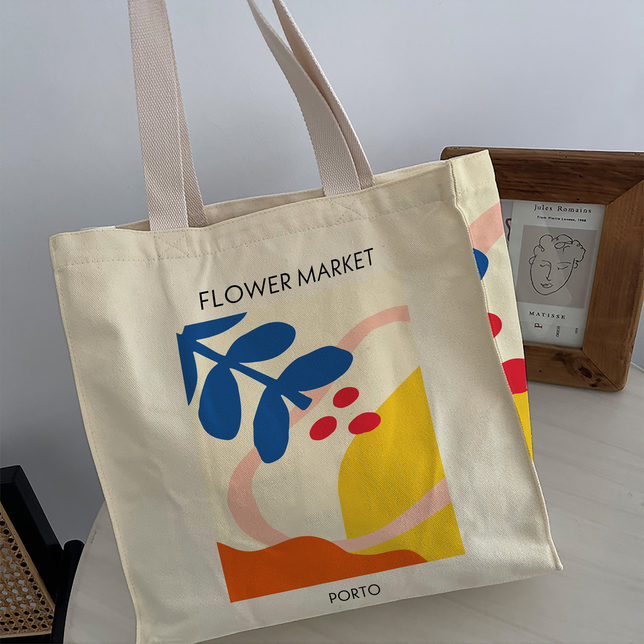THE ROW Painted Flower Market Tote Bag Tote Bags – Maison de Mam
