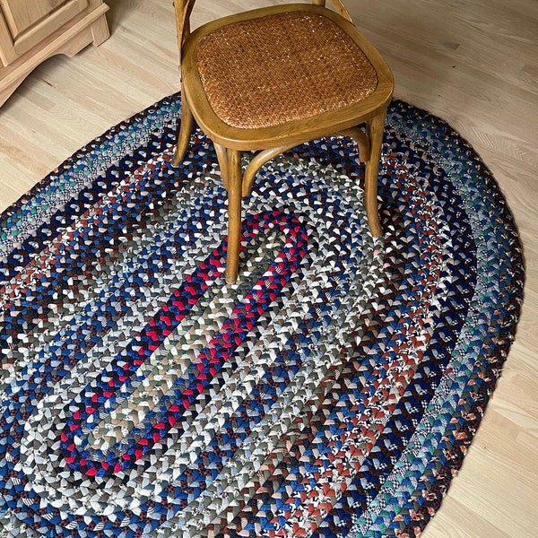 Wool Braided Rug Etsy